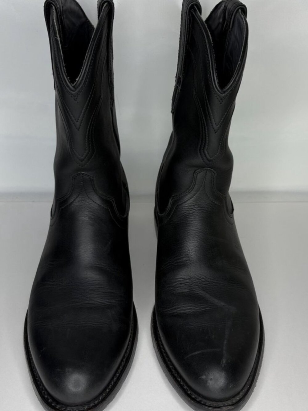 Tecovas Jake Midnight Men's Western Boots Black Leather